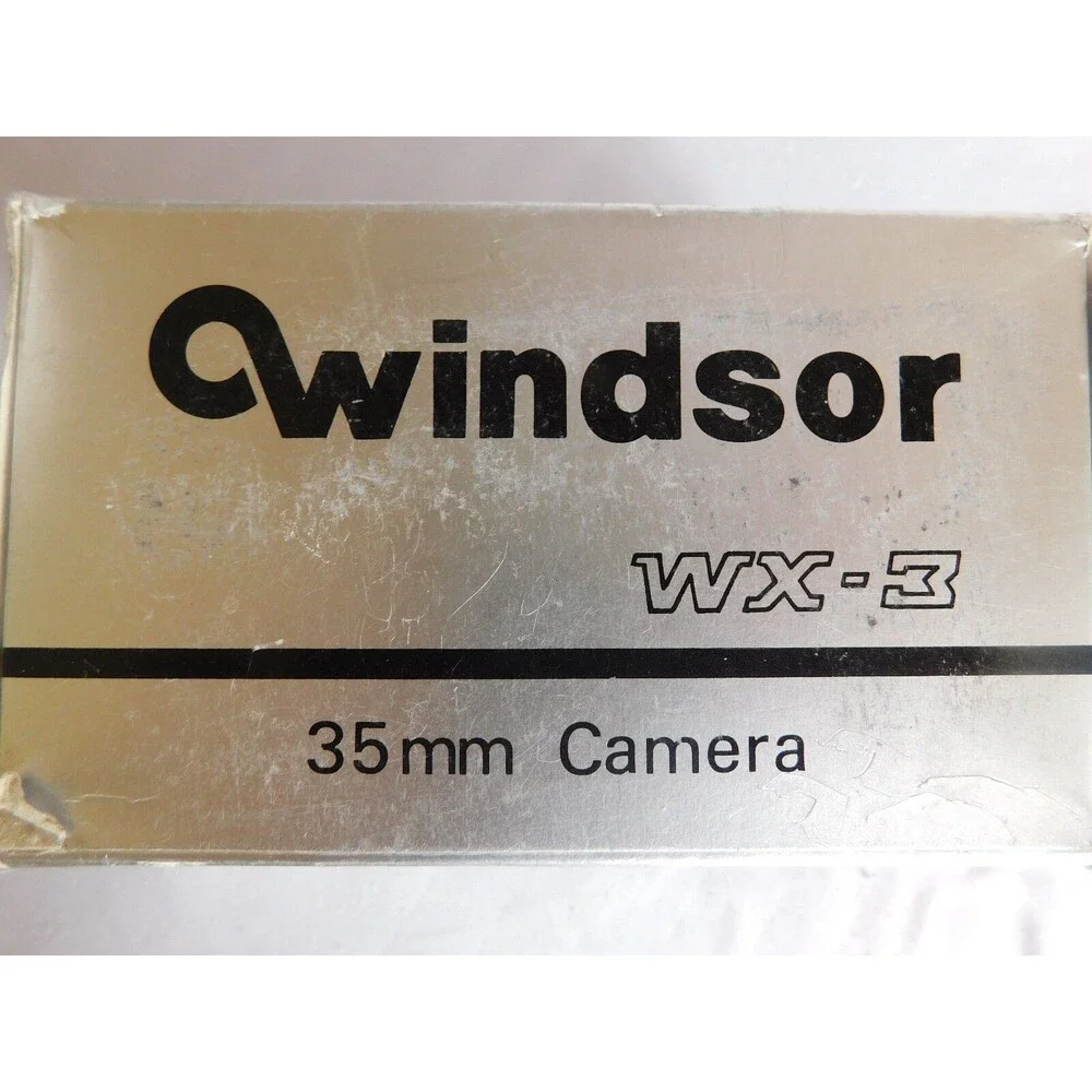 Vintage Windsor WX-3 35mm Film Camera Original Box Manual Optical Glass Lens